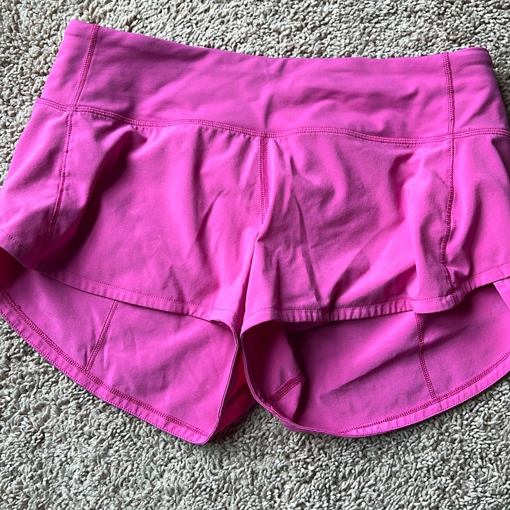 Lululemon hot pink shorts